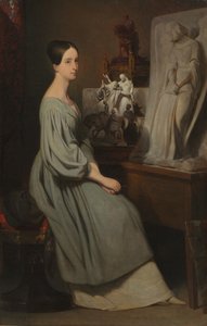 玛丽·道兰公主（MariedOrléans）在她的工作室中c。 1838年。 作者 艾瑞·谢弗（Ary Scheffer）