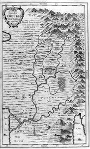 伊甸园地图，1675年
