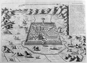 陆地天堂，1675年 作者 阿塔纳修斯·基歇尔