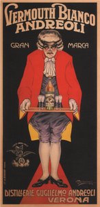 安德烈奥利白苦艾酒，1919年 作者 阿蒂利奥·布雷西亚尼