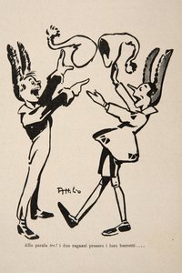 木偶奇遇记》插图：匹诺曹和烛台