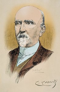 意大利作家和记者卡洛-科洛迪（洛伦齐尼）（1826-1890 年）的肖像，他是《木偶奇遇记》的作者。阿蒂利奥-穆西诺（1878-1954 年）绘制