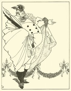 目录页，The Savoy No 1（石版画）。 作者 奥布里（后）比尔兹利