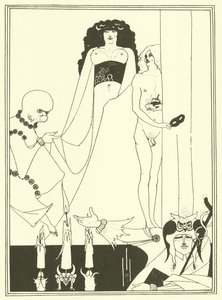 希罗迪亚斯（石版画 作者 奥布里（后）比尔兹利
