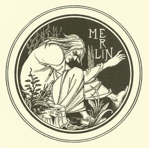 Merlin (lithograph) 作者 奥布里（后）比尔兹利