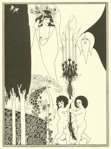 希律王的眼睛（石版画 作者 奥布里（后）比尔兹利