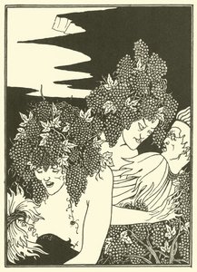 复古的陷阱》（石版画 作者 奥布里（后）比尔兹利