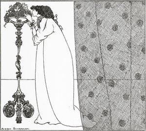 封面设计&39;The Savoy&39;，1896年 作者 奥布里·比尔兹利