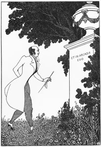 Et在Arcadio Ego中，来自&39;The Savoy&39;的插图，1896年 作者 奥布里·比尔兹利