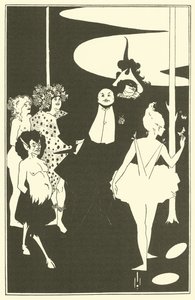 Frontispiece，剧作家约翰戴维森，1893年 作者 奥布里·比尔兹利