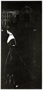 夜，1894年 作者 奥布里·比尔兹利