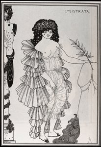 Lysistrate 保护她的性别 作者 奥布里·比尔兹利