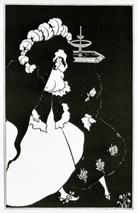 梅莎琳（Messaline）和同伴从妓院归来，约于1894年 作者 奥布里·比尔兹利
