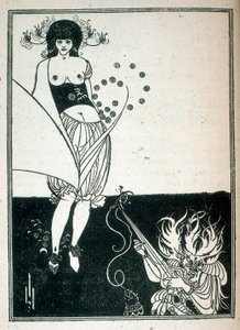 莎乐美，奥斯卡王尔德的剧本插图 作者 奥布里·比尔兹利