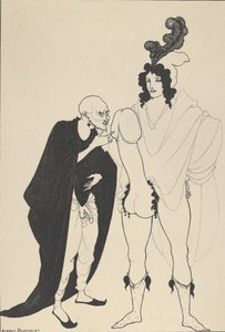 对先驱者的审查，为阿里斯托芬的《莱西特拉塔》，约1926年。 作者 奥布里·比尔兹利