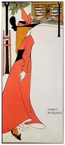 假名和反名图书馆，1895年 作者 奥布里·比尔兹利