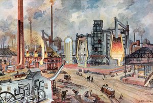 德国的钢铁工业，约 1880 年（插图） 作者 八月（之后）德雷塞尔