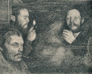 烟囱中的烟雾。，c1893-1896，1897年