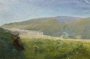 夏季风景，瓦高 作者 奥古斯特·埃巴克（August Eiebakke）