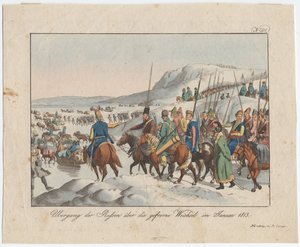 俄罗斯军队于1813年1月越过维斯瓦河。 1815年