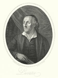 Johann Kaspar Lavater, Swiss theologian, author and physiognomist (engraving)