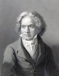 Ludwig van Beethoven，由William Holl the Younger（雕刻）雕刻