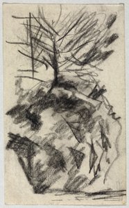斜坡上的树 作者 奥古斯特·马克