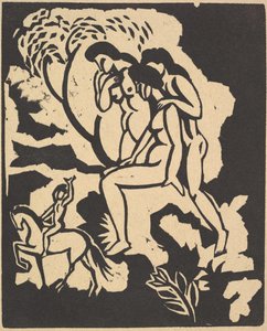 问候，1912。 作者 奥古斯特·马克