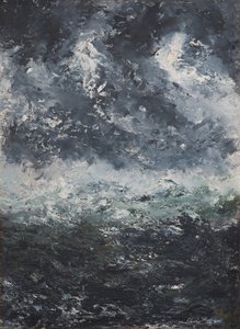 风暴景观，1894年。 作者 奥古斯特·斯特林堡