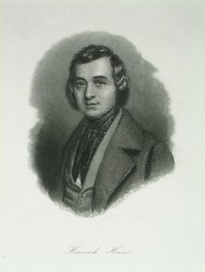 海因里希·海涅诗人的肖像1797-1856，1842年