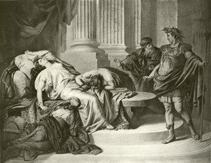 Augustus Caesar和Cleopatra（凹版印刷） 作者 奥古斯特·冯·赫克尔