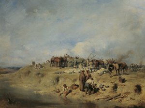 俄军士兵宿营地