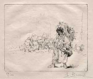 Marchand a la Hotte 作者 奥古斯特·布洛埃（Auguste Brouet）