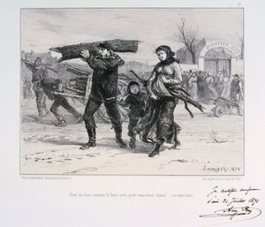 收拾柴火，巴黎与普法战争，1870年，1871年
