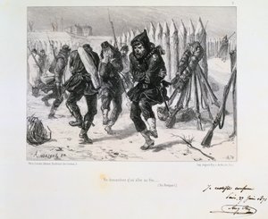 1870年普法战争中的巴黎围困，1871年。