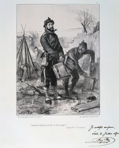 巴黎围城，加尔德国民党的士兵，1870-1871年