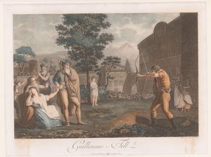 吉约姆-泰尔与手弓
Guillaume-Tell （物品上的标题） 作者 兰伯特