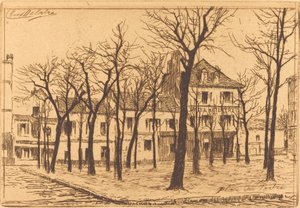 泰尔特广场（Place du Tertre 作者 奥古斯特·德拉特（AugusteDelâtre）