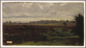 Marshlands，1850年代中期（纸上油）