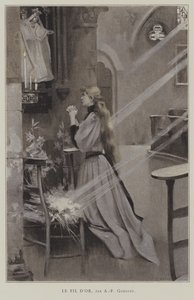 Le Fil dOr的插图，亨利格雷维尔 作者 Auguste Francois Gorguet