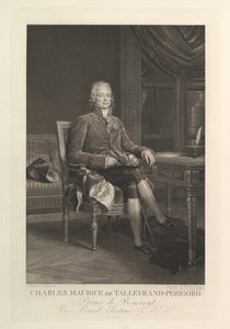 1808年后的查尔斯·莫里斯·德·泰勒兰·佩里戈尔肖像。 作者 奥古斯特·加斯帕德·路易斯·德斯诺耶斯