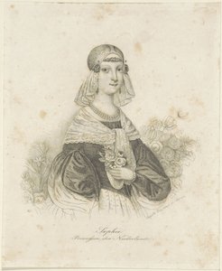 荷兰公主索菲肖像 作者 奥古斯特·胡森纳