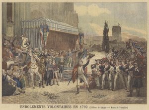 志愿者于1792年入伍 作者 奥古斯特·简·巴蒂斯特·温琼