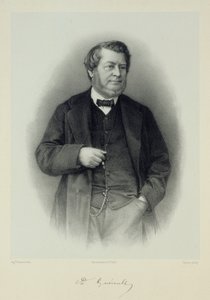Adolphe Guéroult 1810-1872年的肖像。 作者 奥古斯特·勒莫因