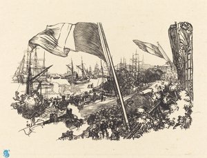 献词页，1900年出版。 作者 奥古斯特·勒佩雷（Auguste Lepere）