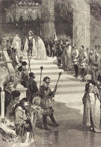 1883年5月27日，俄罗斯皇帝亚历山大三世的加冕仪式。