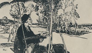 园丁，1919年 作者 奥古斯特·路易斯·勒佩尔
