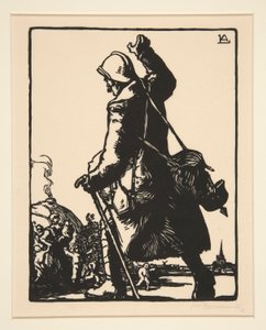 休假士兵》，选自《1914 年战争》，第一辑，第 16 号