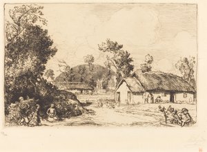 休息的消遣，旺地 作者 奥古斯特·勒佩雷（Auguste Lepere）