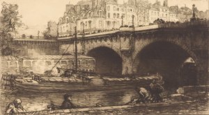 新桥（Pont Neuf），1901年。 作者 奥古斯特·勒佩雷（Auguste Lepere）